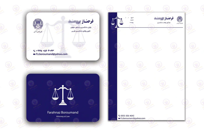 خرید اینترنتی کارت ویزیت وکالت از وکیل استور